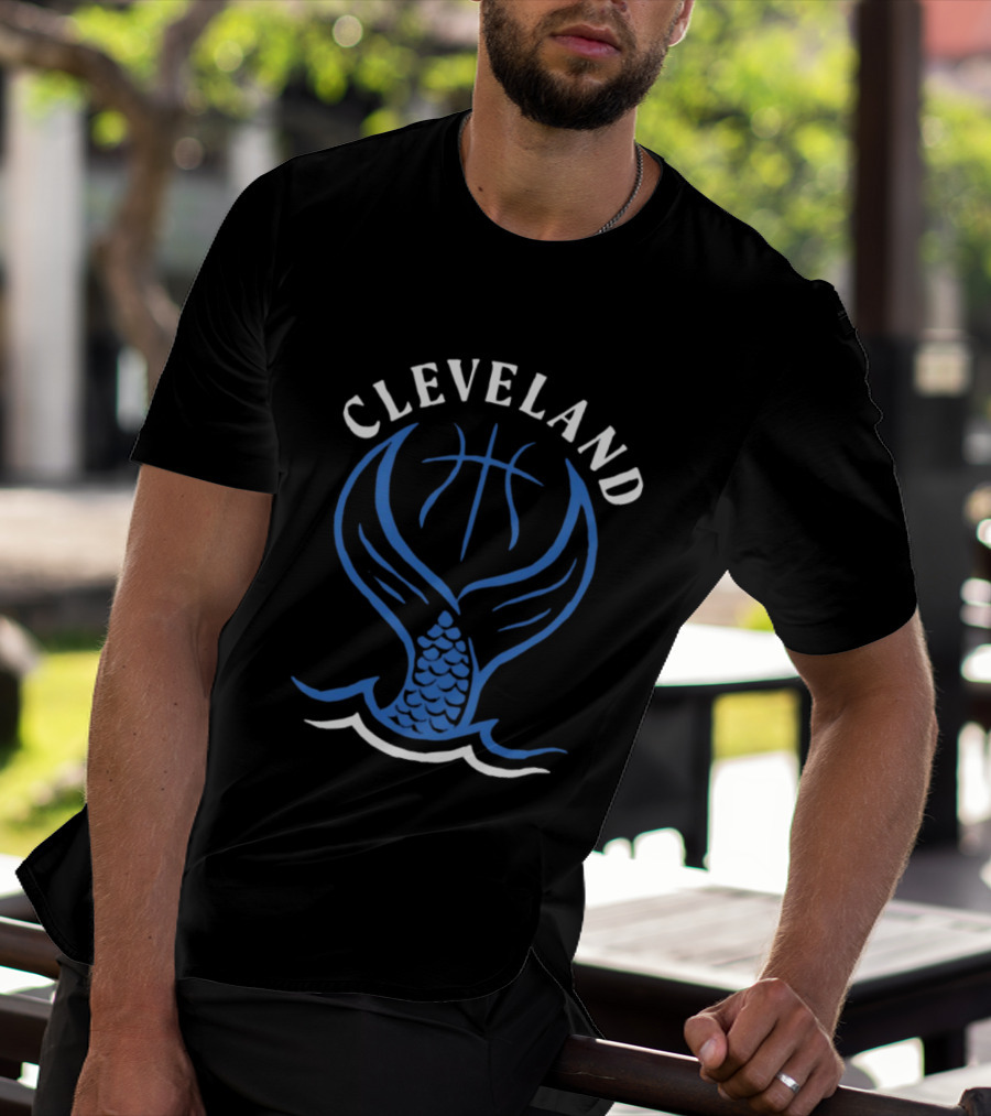 Cleveland Basketball Waves Women's Team Aquatic Spirit T-Shirt