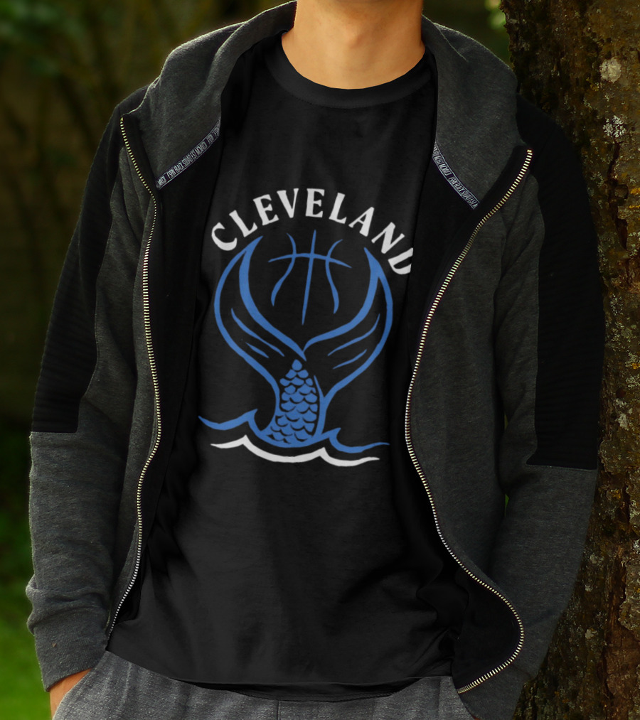 Cleveland Basketball Waves Women's Team Aquatic Spirit T-Shirt