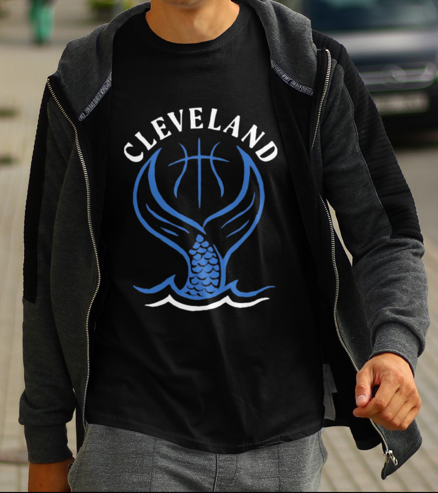 Cleveland Basketball Waves Women's Team Aquatic Spirit T-Shirt