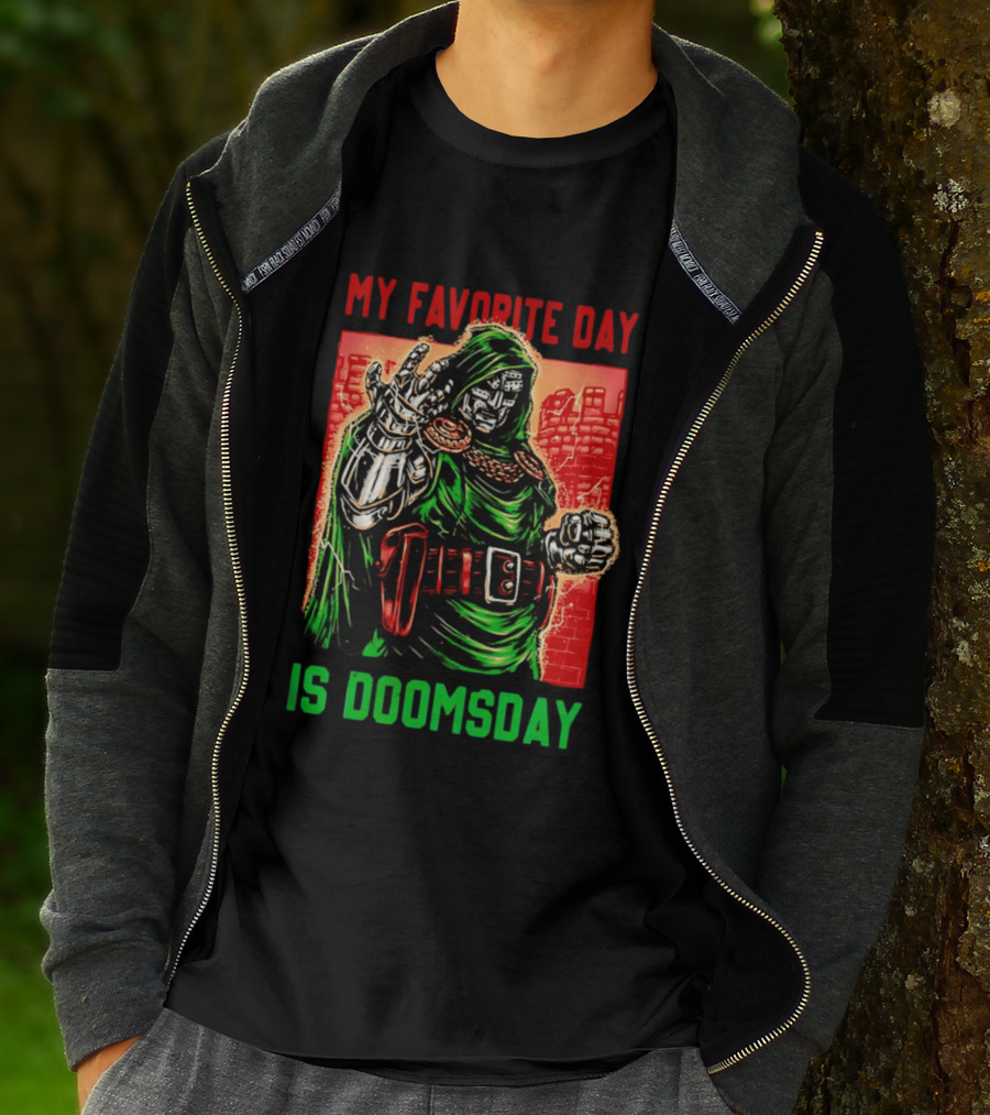 My Favorite Day Is Doomsday Doctor Doom Comic Villain Fans T-Shirt