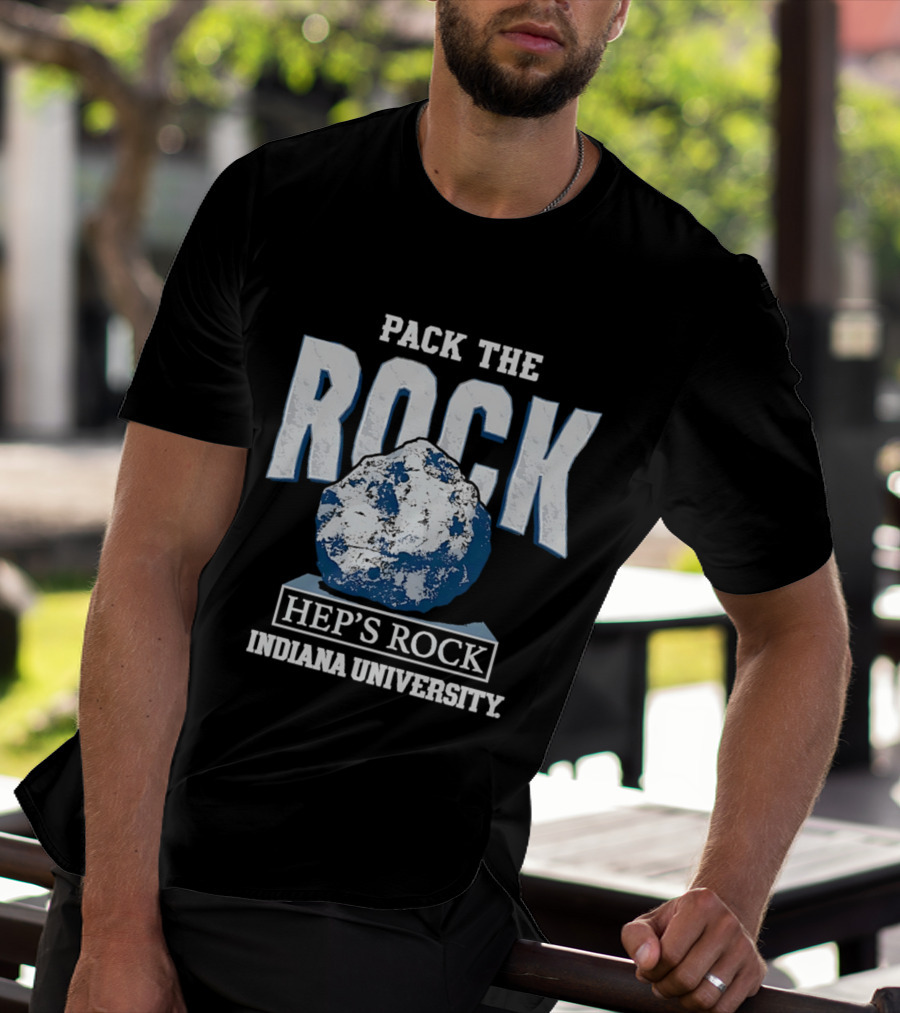 Pack The Rock Hep's Rock Indiana University T-Shirt
