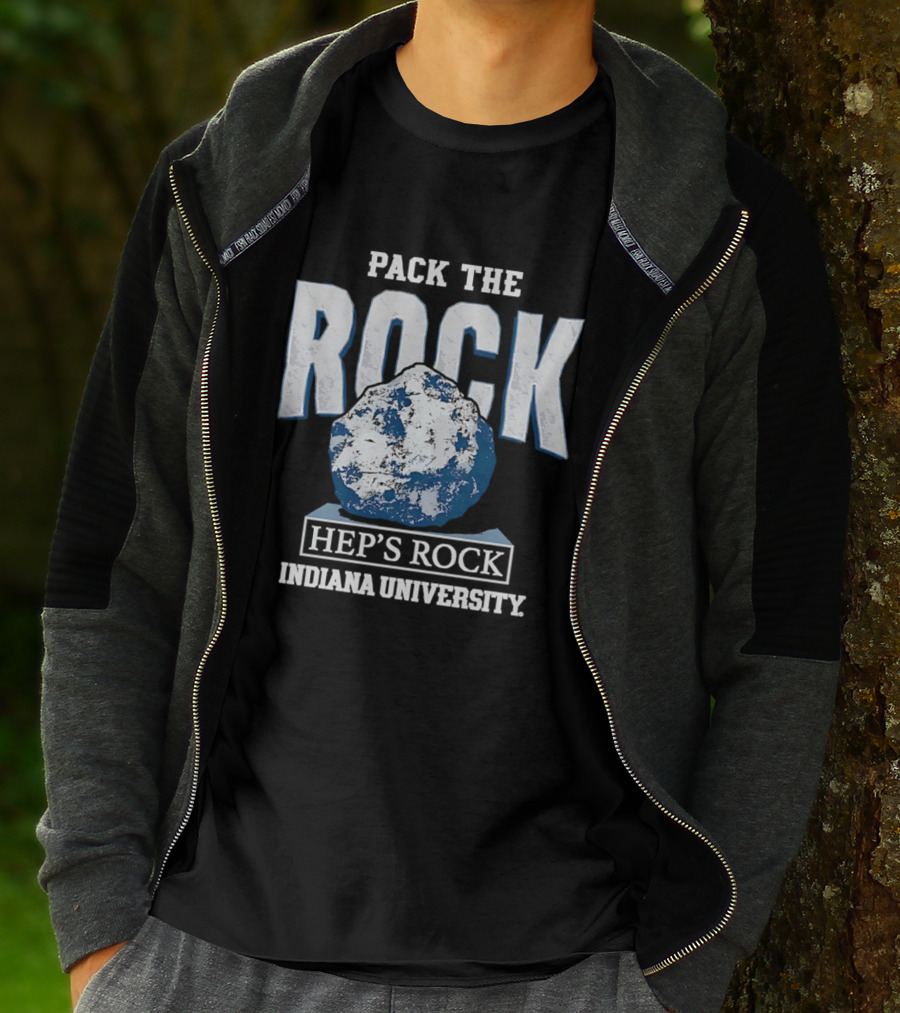 Pack The Rock Hep's Rock Indiana University T-Shirt