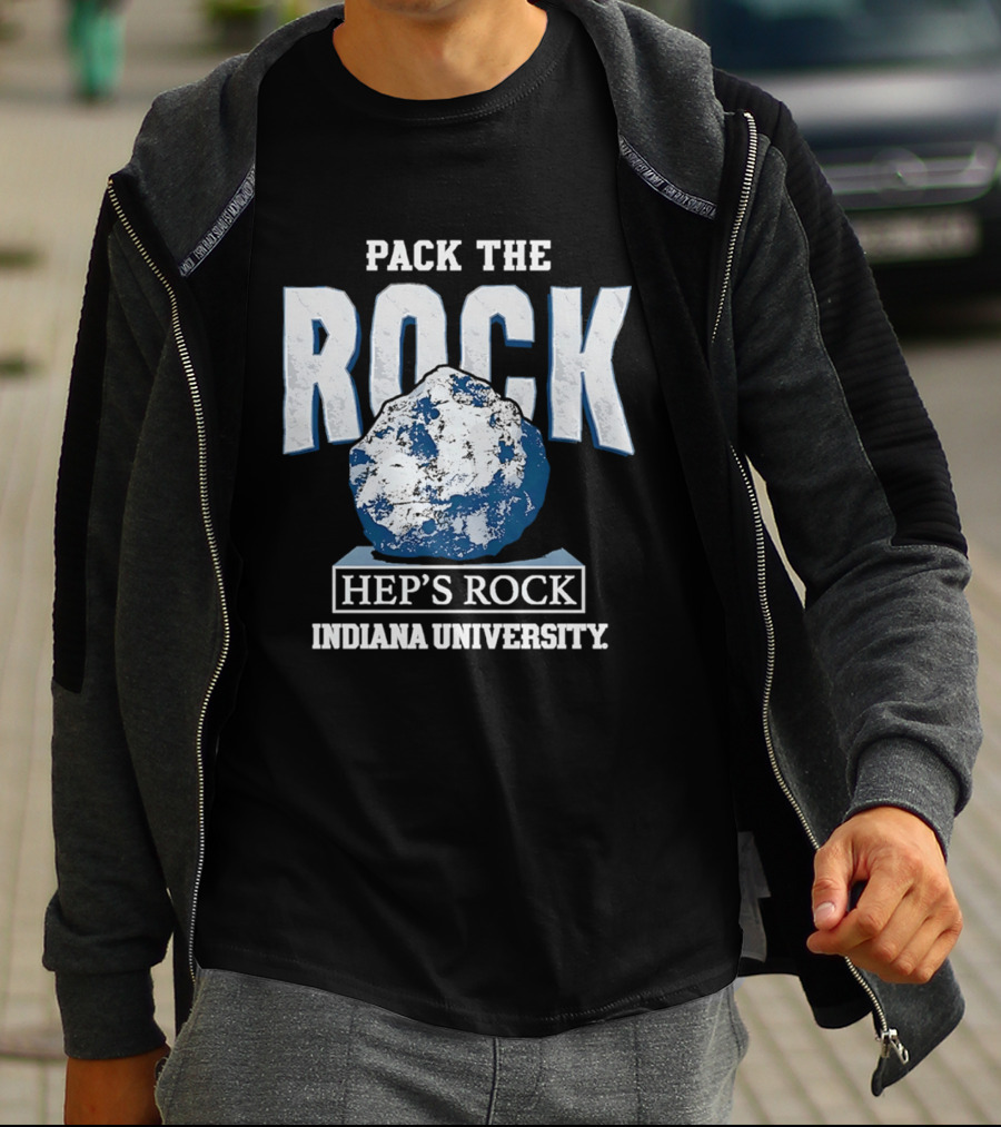 Pack The Rock Hep's Rock Indiana University T-Shirt
