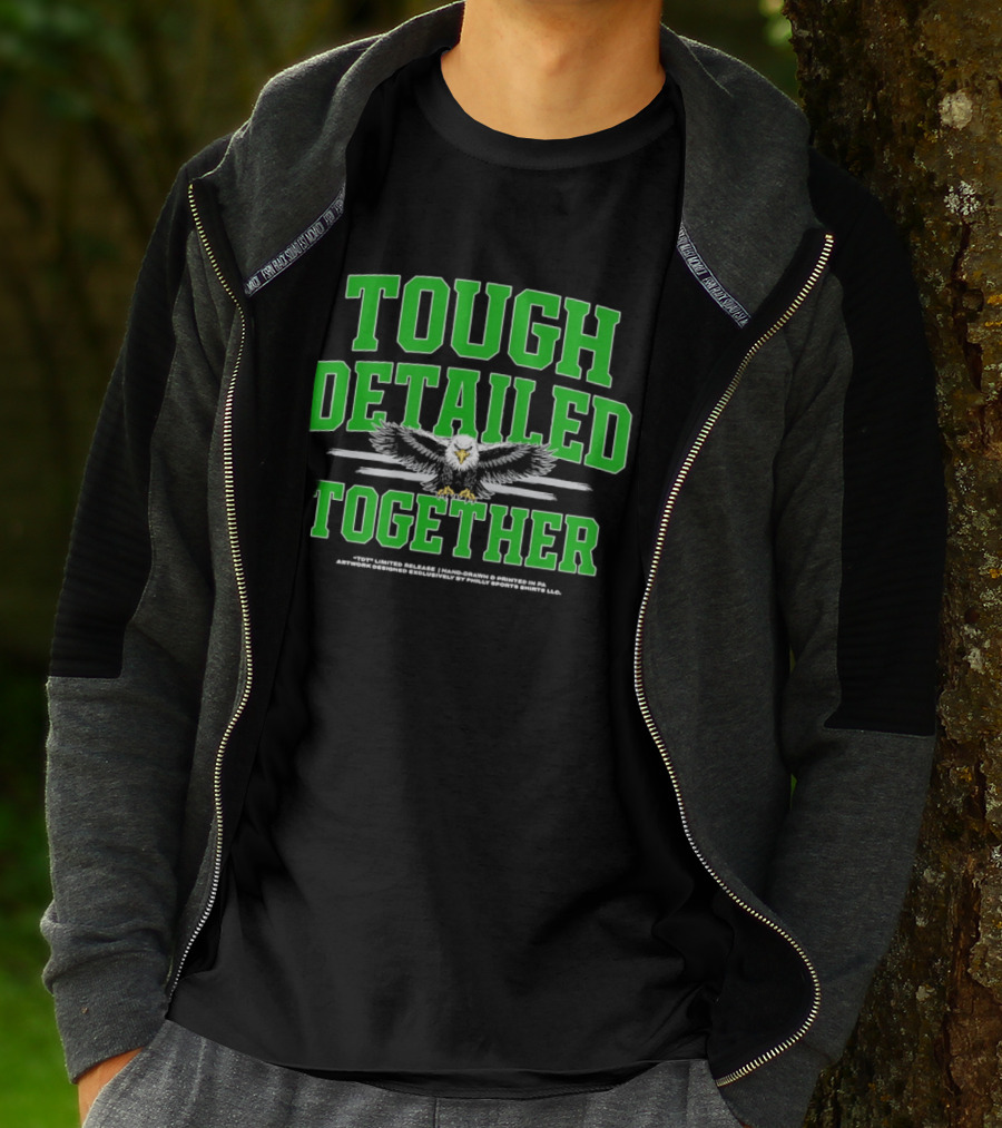 Philadelphia Eagles Tough Detailed Together Jalen Hurts T-Shirt