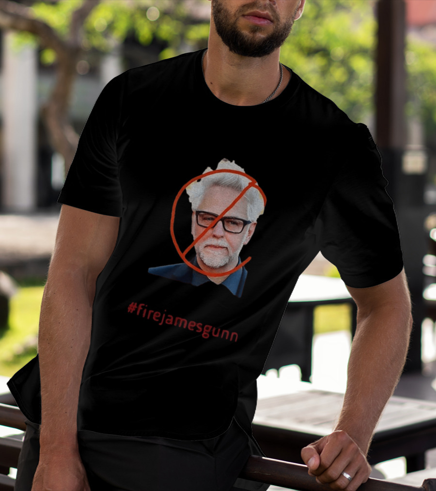 Firejamesgunn Protest James Gunn Director Criticism Controversy T-Shirt