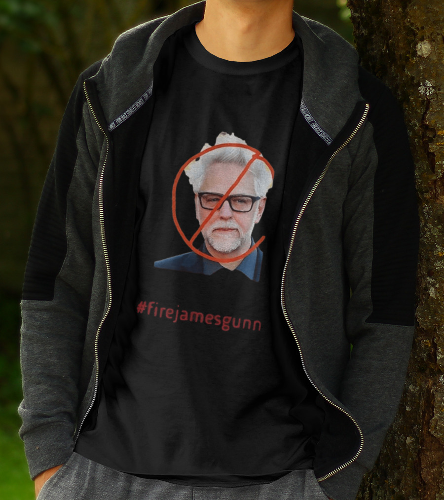 Firejamesgunn Protest James Gunn Director Criticism Controversy T-Shirt