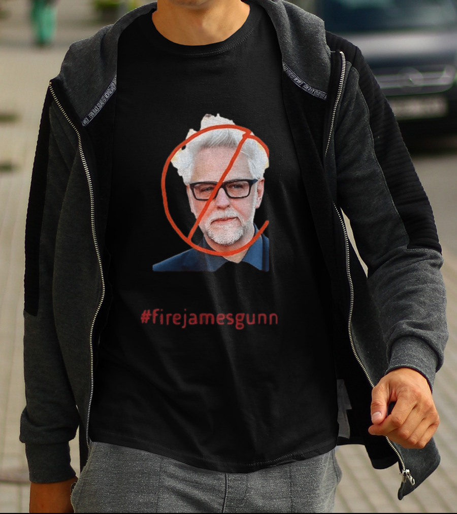 Firejamesgunn Protest James Gunn Director Criticism Controversy T-Shirt