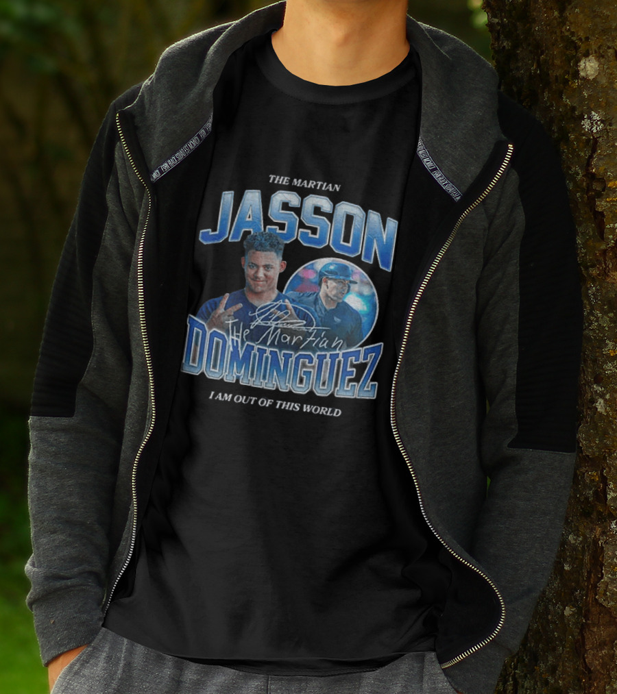 The Martian Jasson Dominguez New York Yankees I Am Out Of This World T-Shirt