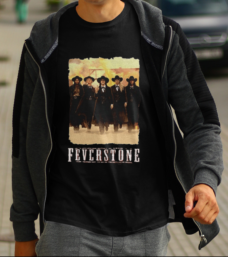 Feverstone Indiana Sophie Cunningham Caitlin Clark Tombstone Cowboys T-Shirt