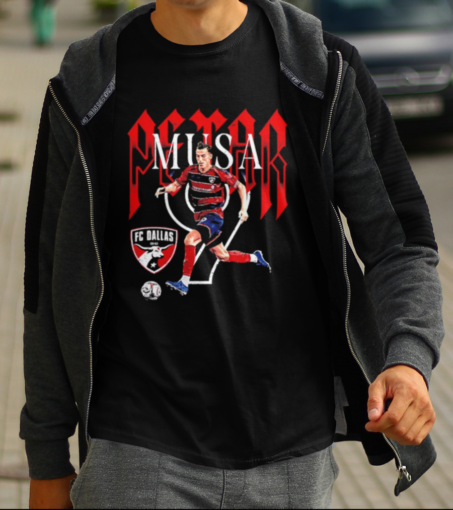 Petar Musa FC Dallas Number 9 Player Soccer T-Shirt