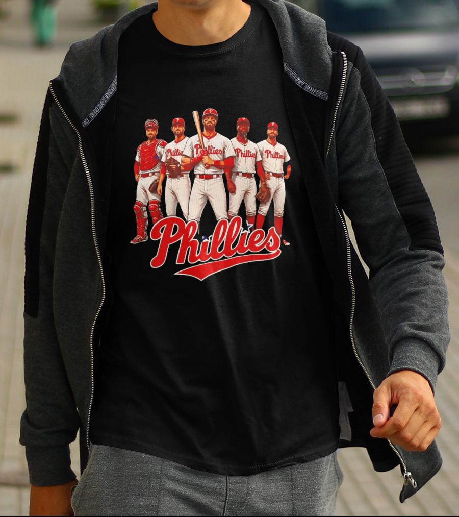 Philadelphia Phillies Field Of Dreams 2026 Team Roster Lineup T-Shirt