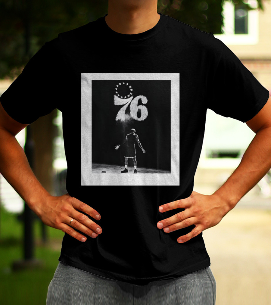Philadelphia 76ers LeBron James Last Chalk Toss Moment T-Shirt