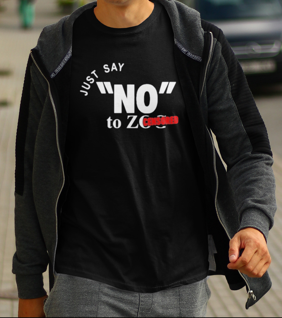 Randy Weaver Just Say No To Censored Zero T-Shirt