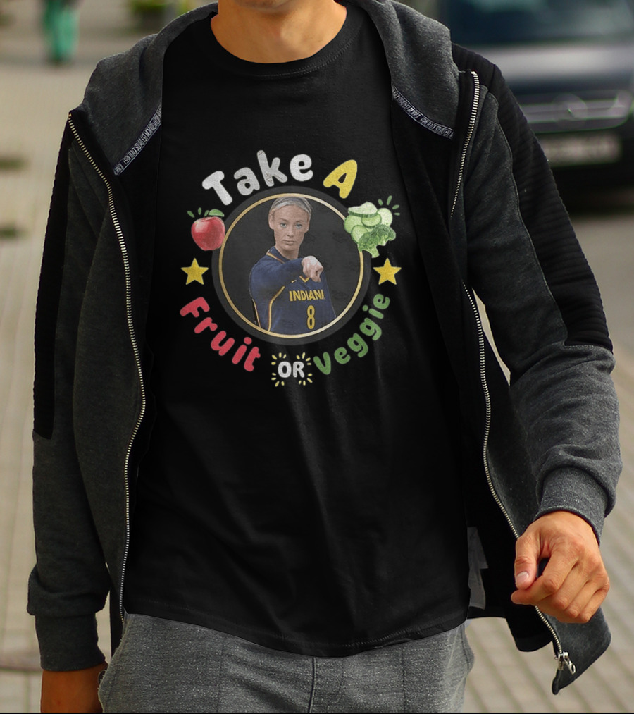 Take A Fruit Or Veggie Indiana 8 Sophie Cunningham Pointing Meme T-Shirt
