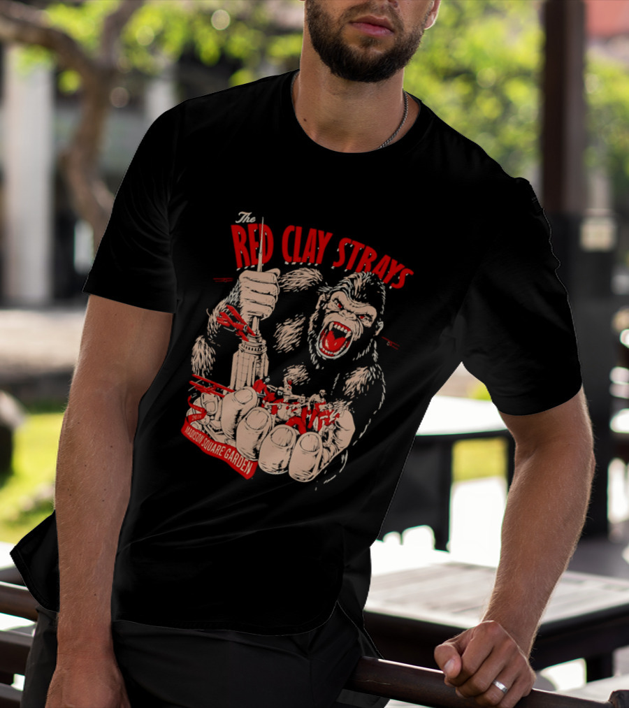The Red Clay Strays Aug 9 2026 King Kong Madison Square Garden Event T-Shirt