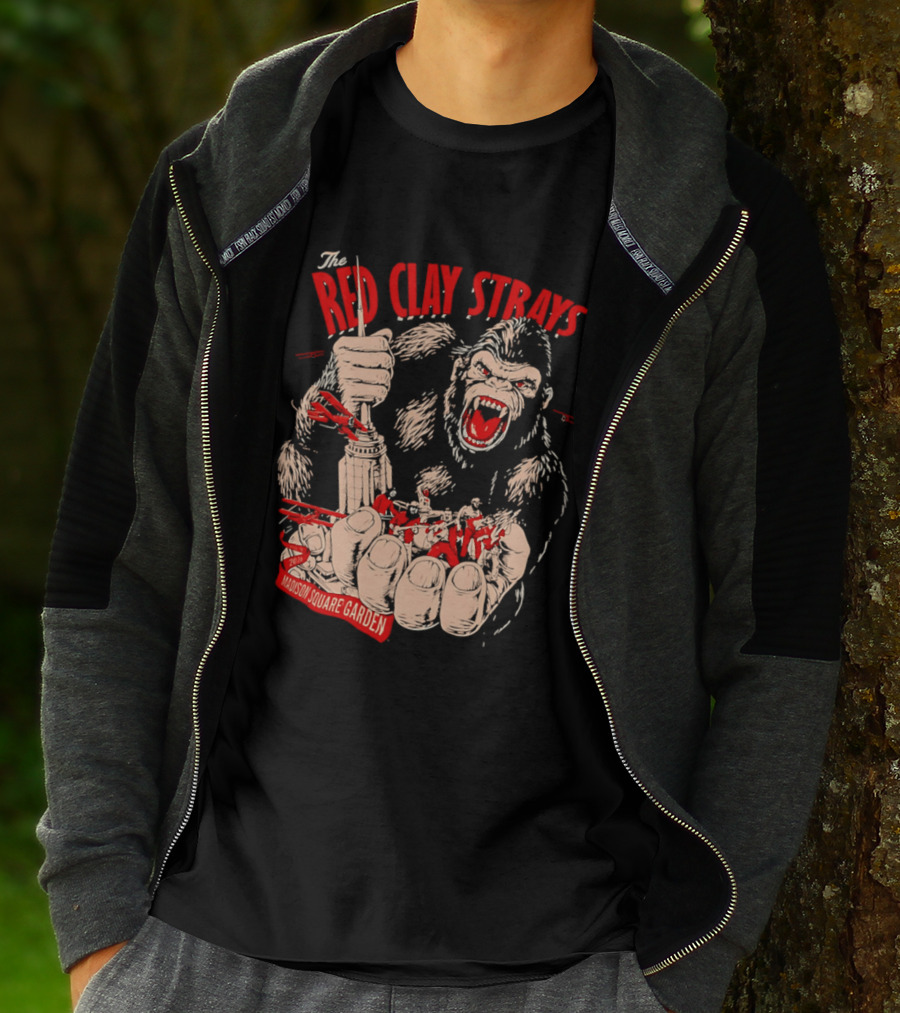 The Red Clay Strays Aug 9 2026 King Kong Madison Square Garden Event T-Shirt
