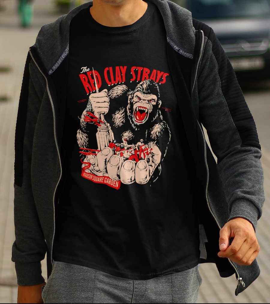 The Red Clay Strays Aug 9 2026 King Kong Madison Square Garden Event T-Shirt