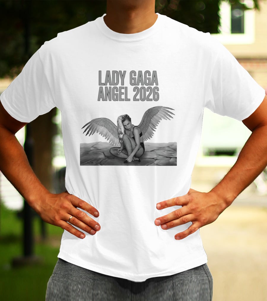 LADY GAGA ANGEL 2026 Winged T-Shirt
