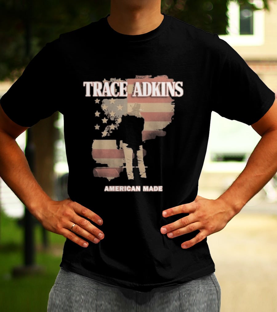 Trace Adkins American Made USA Flag Stars And Stripes T-Shirt