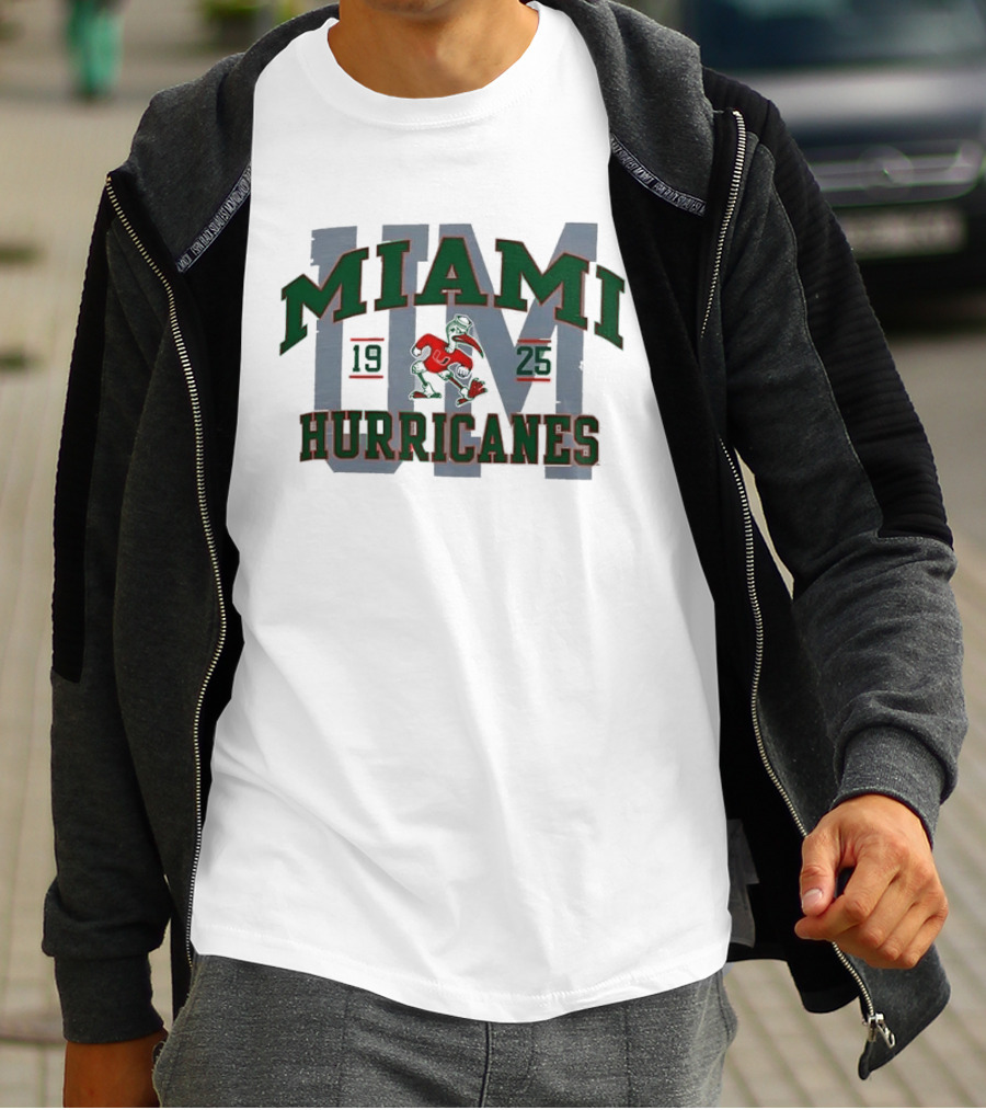 Miami Hurricanes 1925 Sebastian Ibis UM T-Shirt