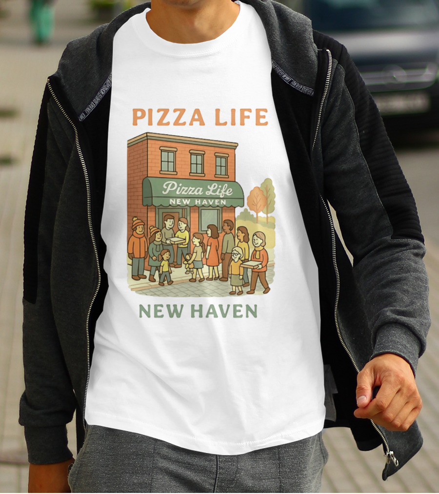 Pizza Life New Haven Family Gathering At Pizzeria T-Shirt