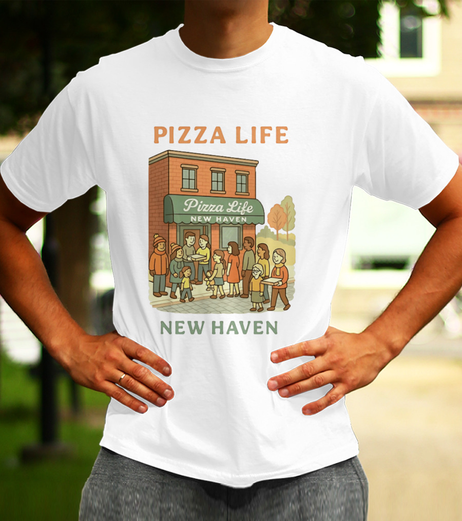 Pizza Life New Haven Family Gathering At Pizzeria T-Shirt