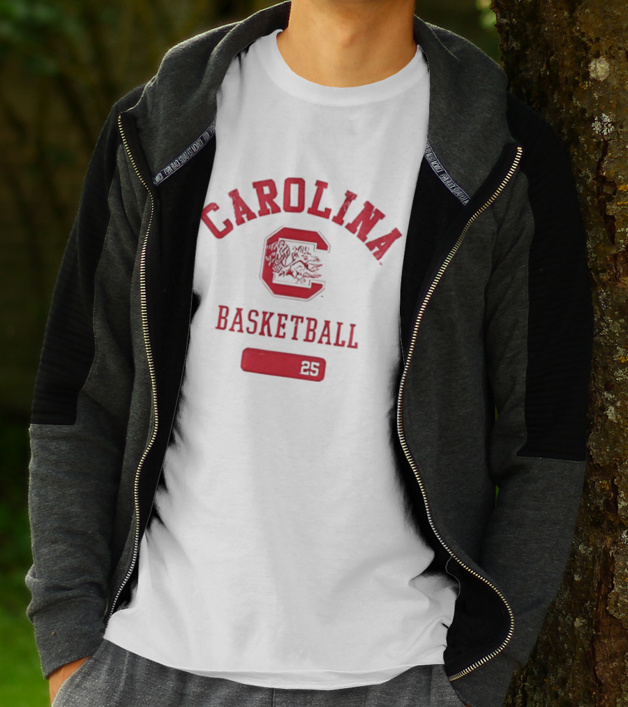 Carolina Basketball 25 South Carolina Gamecocks Raven Johnson T-Shirt