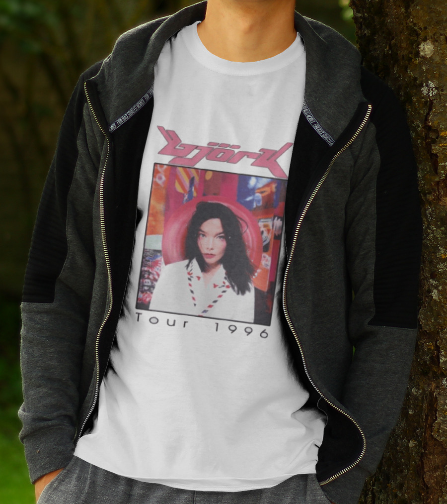 Björk Tour 1996 Post Icelandic Singer T-Shirt