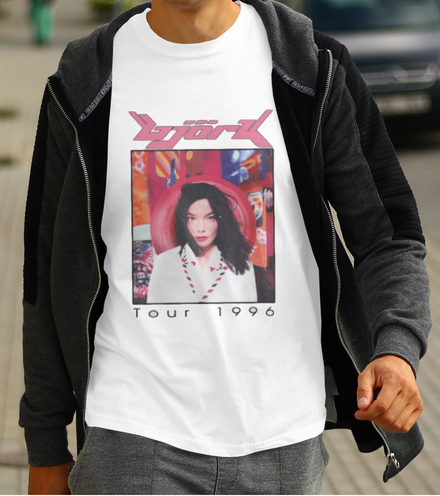 Björk Tour 1996 Post Icelandic Singer T-Shirt