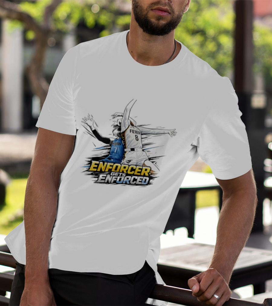 WNBA Enforcer Fever 8 Jumper Action T-Shirt