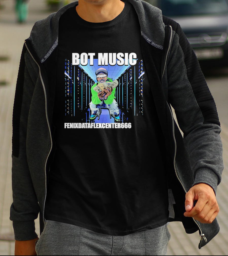 Bot Music Fenixdataflexcenter666 Cash Server Room T-Shirt
