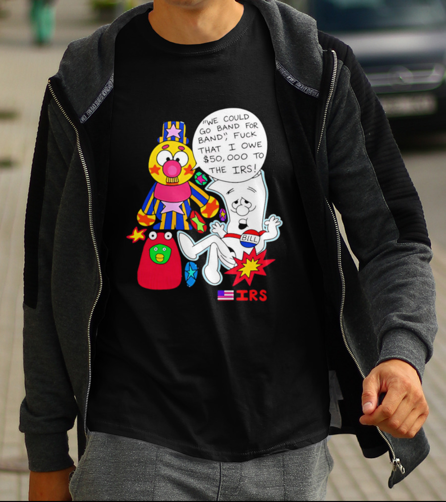 I'm Just A Bill IRS Debt Schoolhouse Rock Clown And Starburst T-Shirt