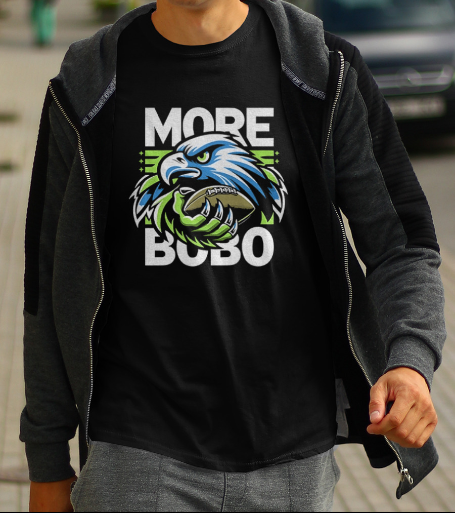 Jake Bobo More Bobo Seattle Seahawks Football Vibrant Gradient 2025 T-Shirt