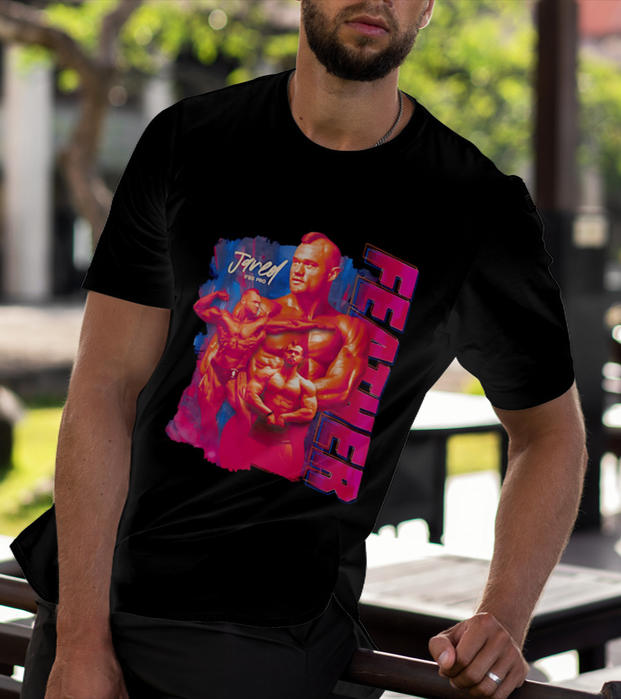 Jared Feather IFBB Pro Bodybuilding Champion Bold Visual T-Shirt