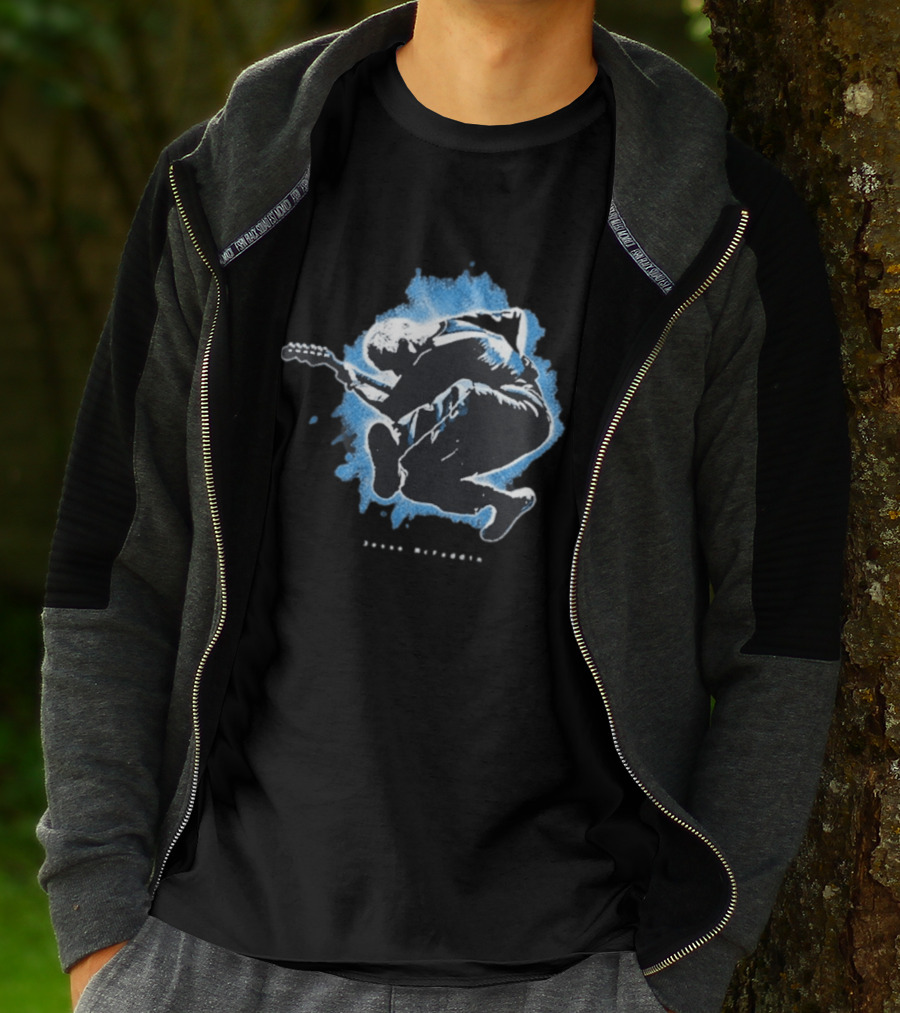 Jesse Mcfaddin Guitarist Blue Splash T-Shirt