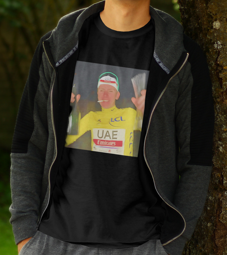 UAE Emirates LCL Tour De France Winner Celebrating T-Shirt