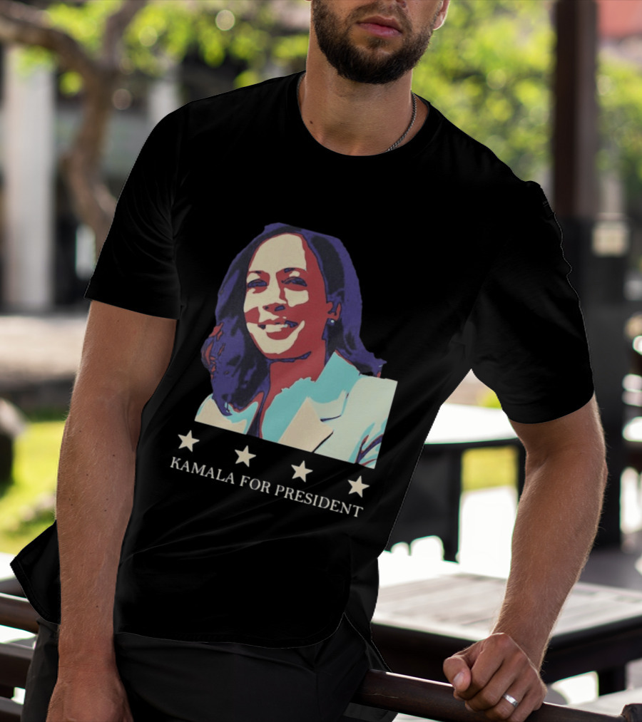 Kamala For President Pop Political Four Star T-Shirt