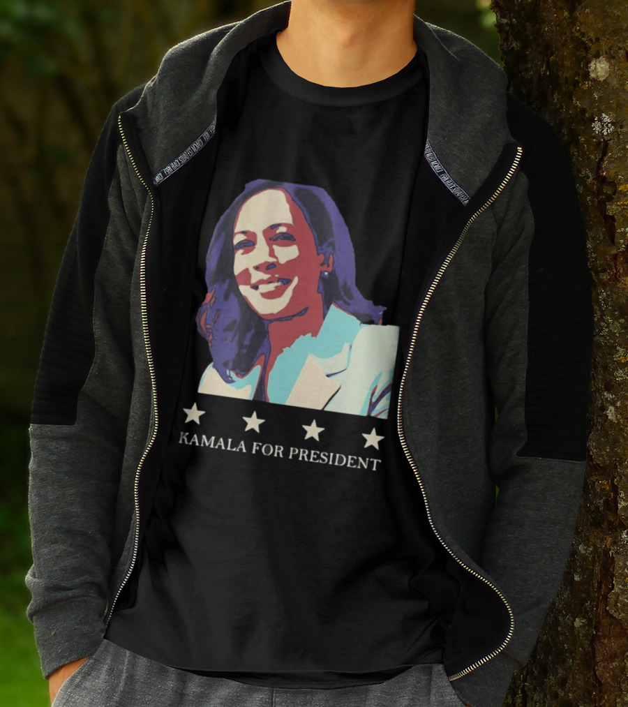 Kamala For President Pop Political Four Star T-Shirt