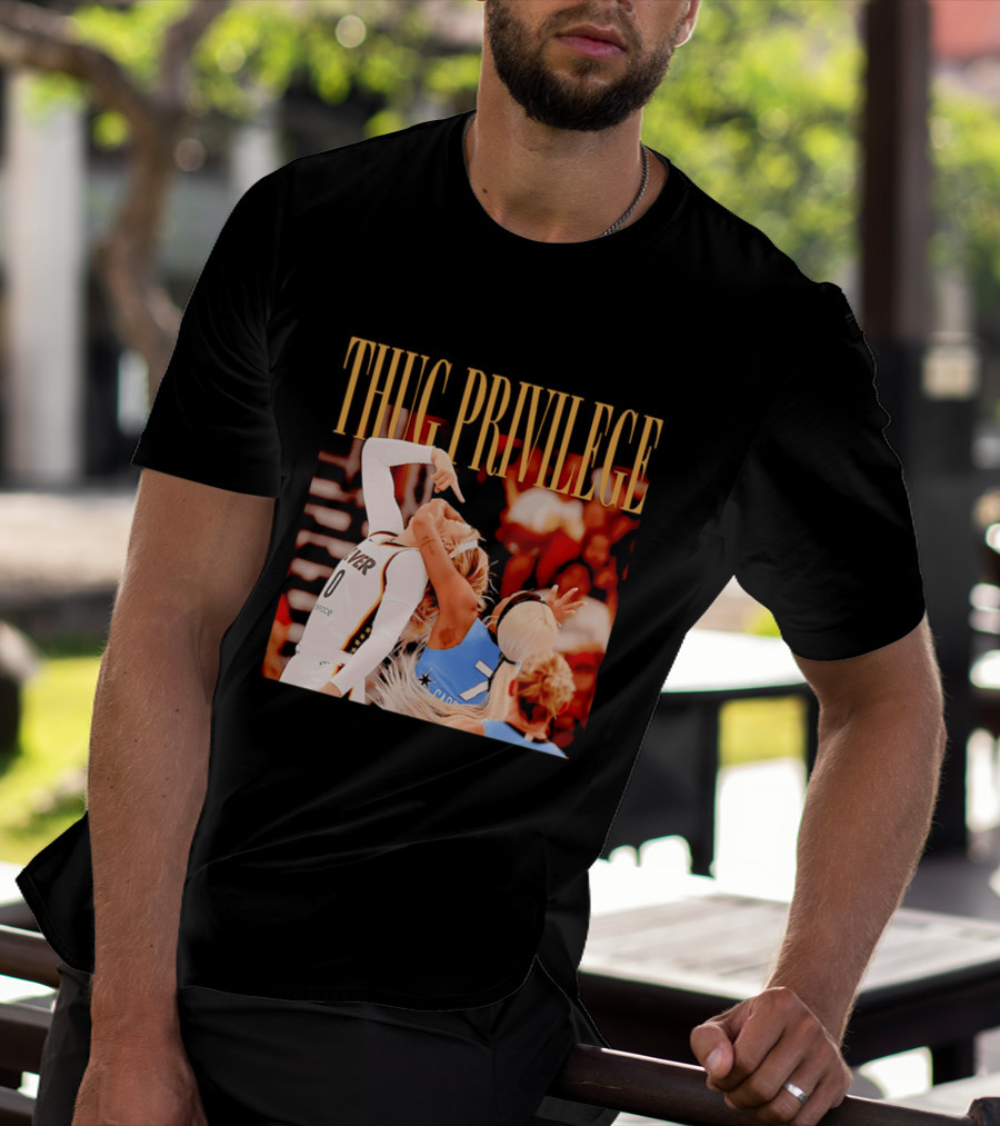 Thug Privilege Sophie Cunningham Basketball Action T-Shirt