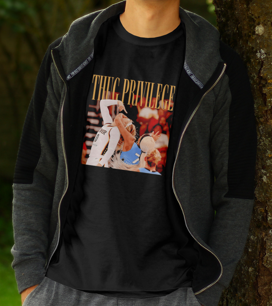 Thug Privilege Sophie Cunningham Basketball Action T-Shirt
