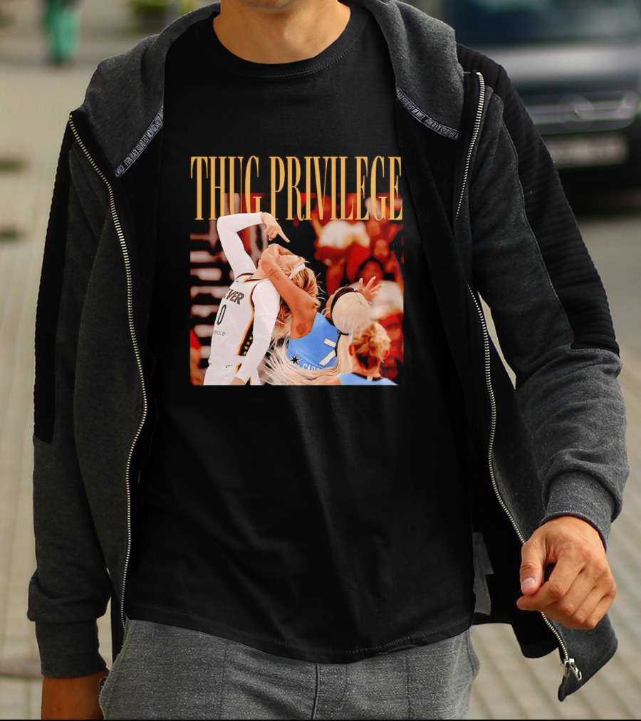 Thug Privilege Sophie Cunningham Basketball Action T-Shirt