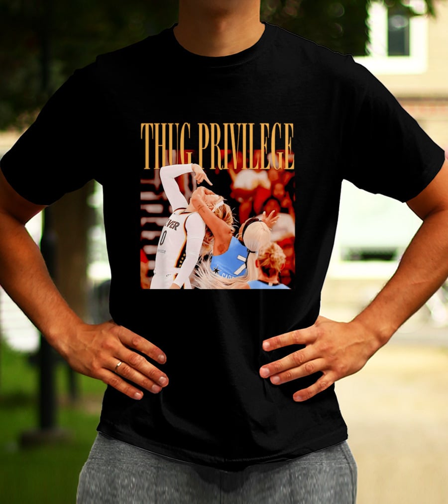 Thug Privilege Sophie Cunningham Basketball Action T-Shirt