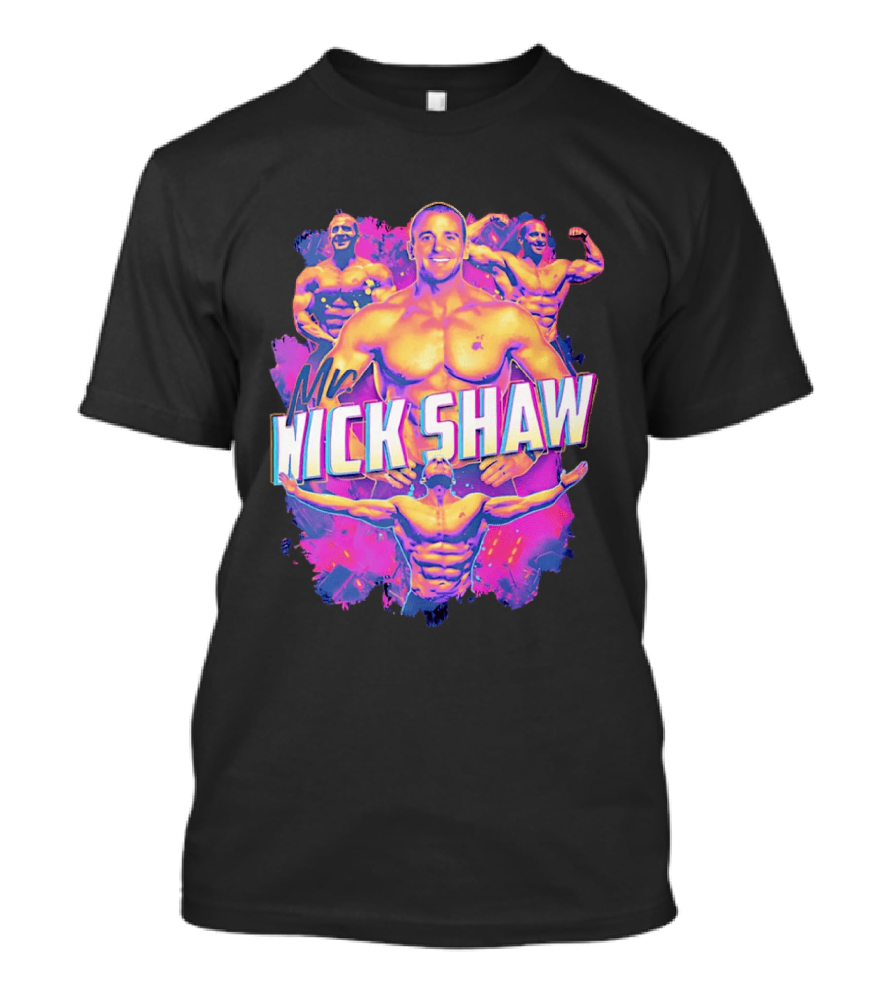 Mr Nick Shaw Bodybuilding Motivation Fitness Enthusiast Hype T-Shirt