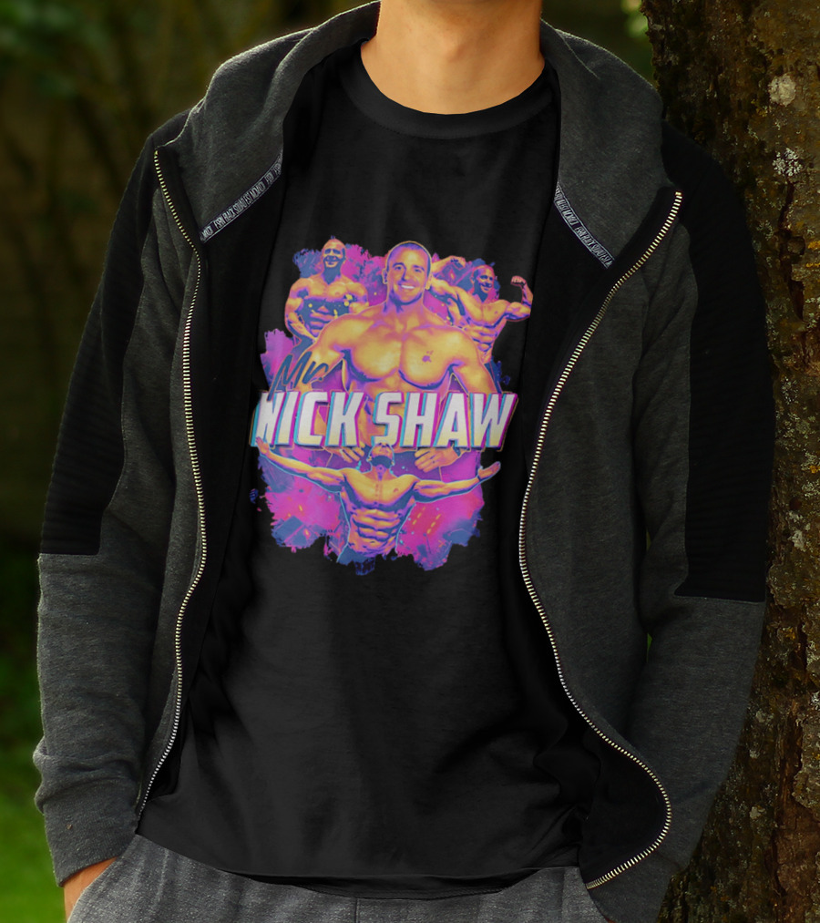 Mr Nick Shaw Bodybuilding Motivation Fitness Enthusiast Hype T-Shirt