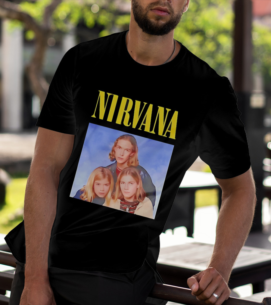 Nirvana Hanson Trio Blue Cloud Bootleg T-Shirt