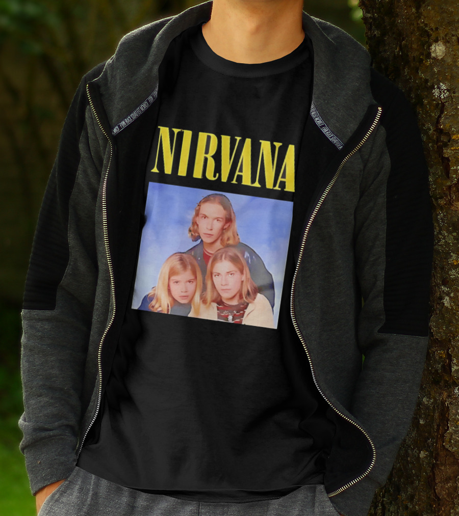 Nirvana Hanson Trio Blue Cloud Bootleg T-Shirt