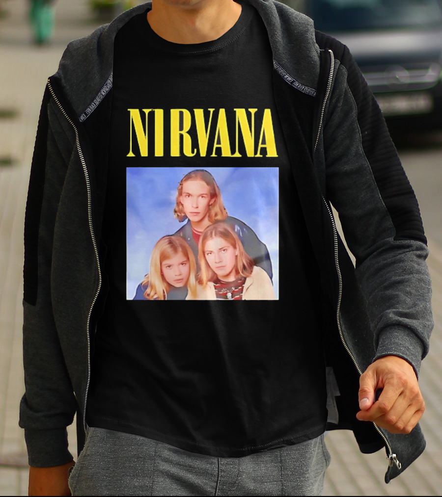 Nirvana Hanson Trio Blue Cloud Bootleg T-Shirt