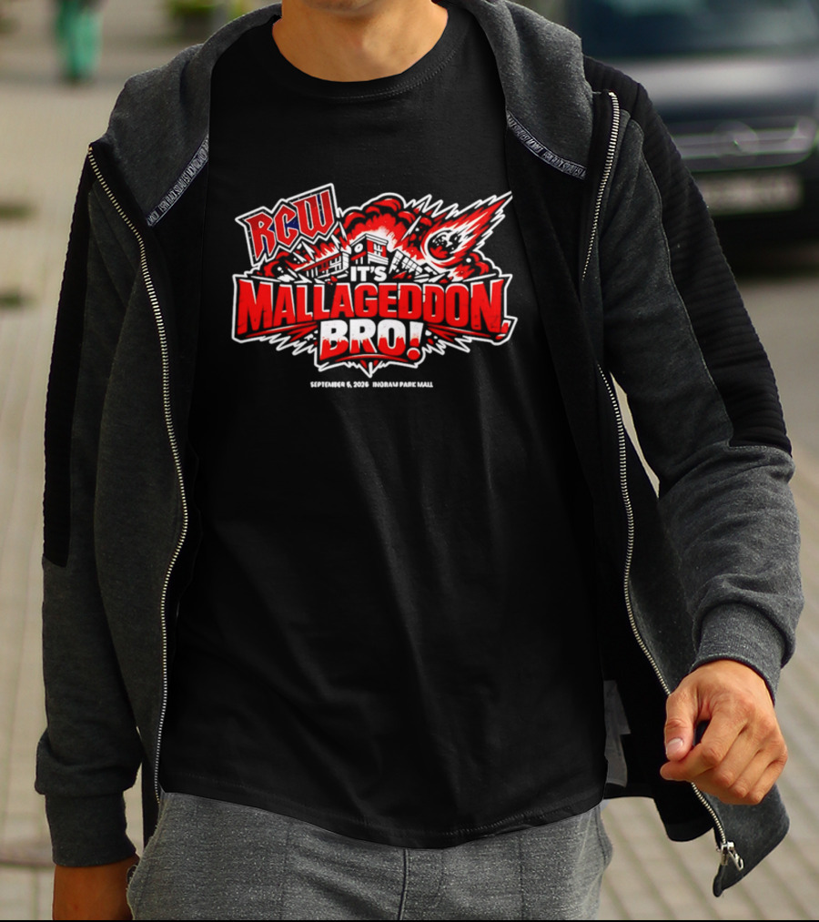 RCW Mallageddon Bro September 5 2026 Ingram Park Mall Explosion Event T-Shirt