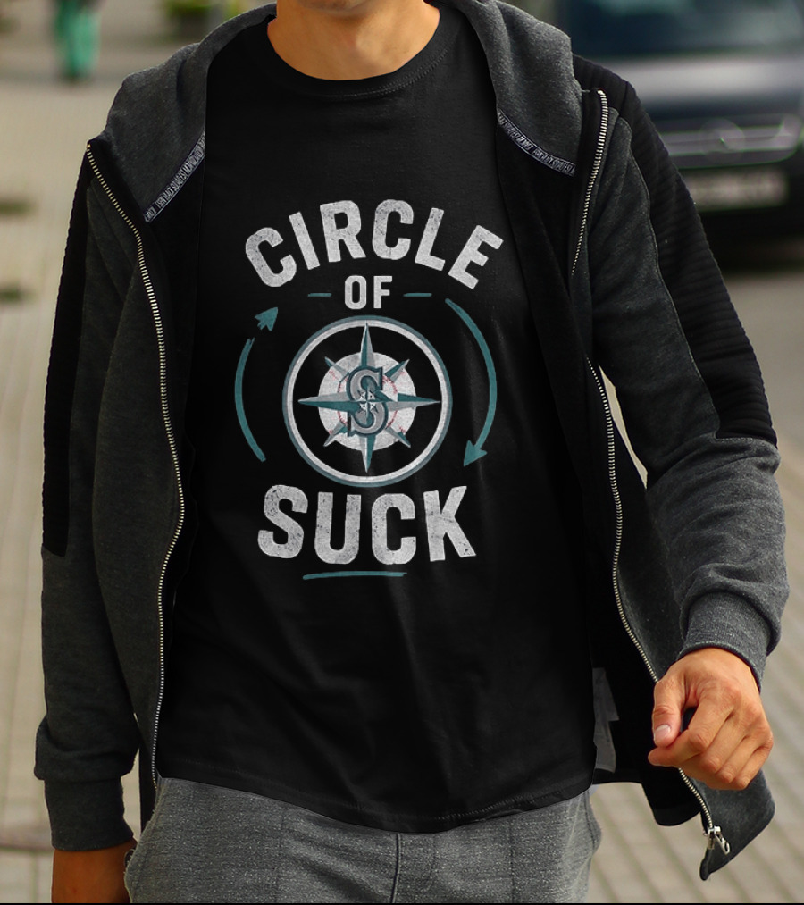 Circle Of Suck Seattle Mariners T-Shirt