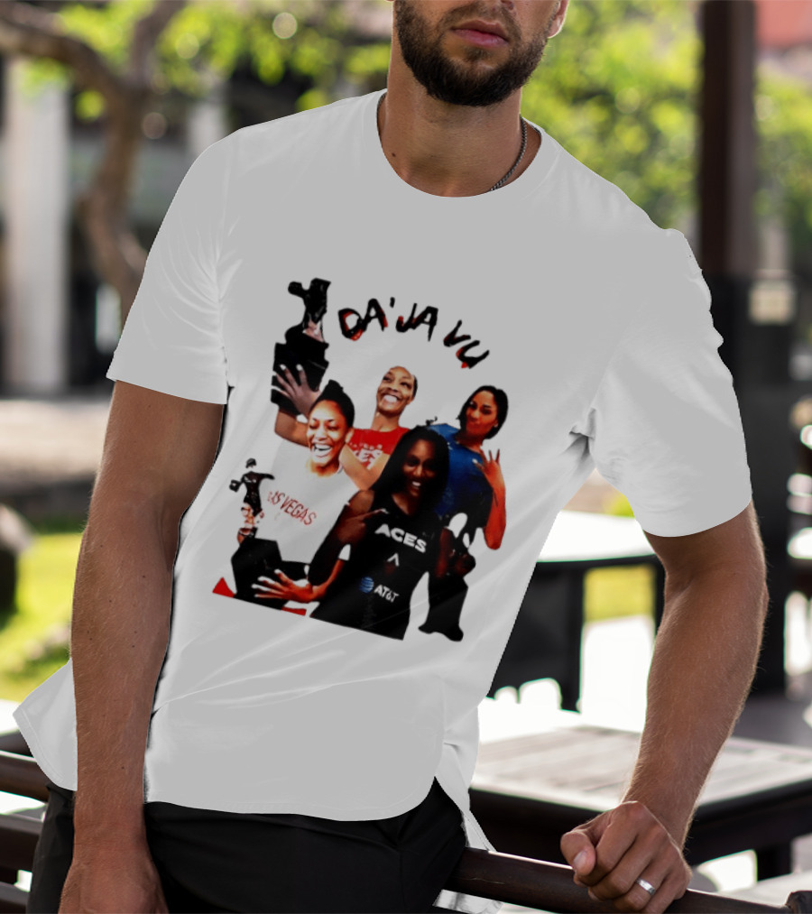Aja Wilson DA'JA Vu Las Vegas Aces 4X MVP WNBA Legend T-Shirt